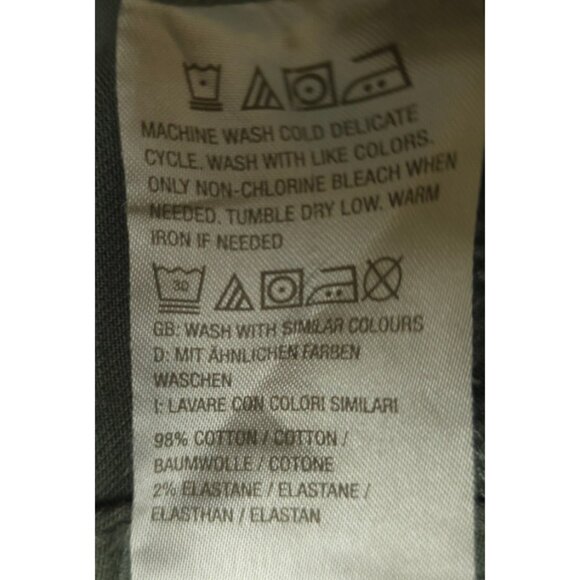 Candace Cameron Bure Womens Plus Sz 18W Green Stretch Denim Jeans 38x27 - Picture 12 of 12